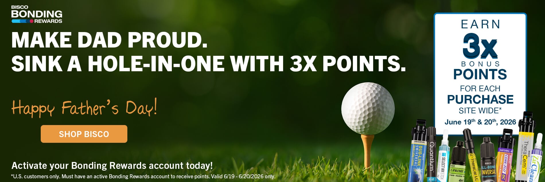 Fathers day 3x points promotion