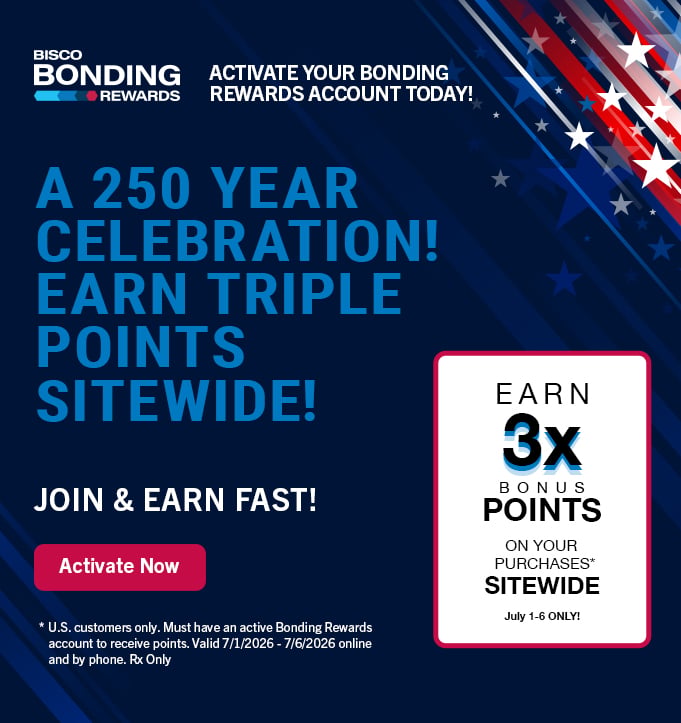 BISCO 250 Year celebration triple points sitewide